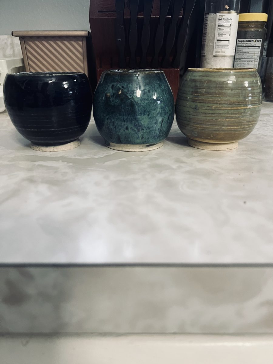 Handmade Stoneware Shot Glasses · Small